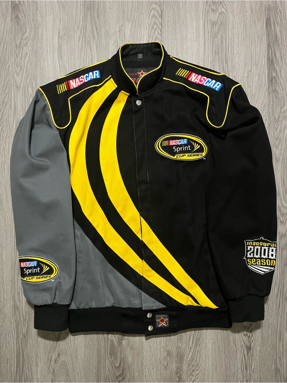 Vintage 2000s NASCAR Jeff Hamilton 2008 JH design jacket men’s medium